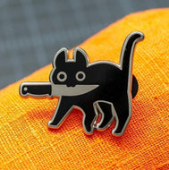 Broche chat noir ™ - cariino
