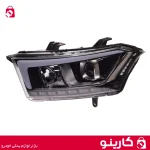 قیمت خرید عمده چراغ جلو دنا پلاس مدرن سمت چپ موتور دار با لامپ پخش قطعات خودرو کارینو