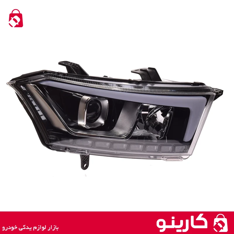 چراغ جلو و راهنما دنا پلاس راست با موتور و لامپ ایسکو 0540206799